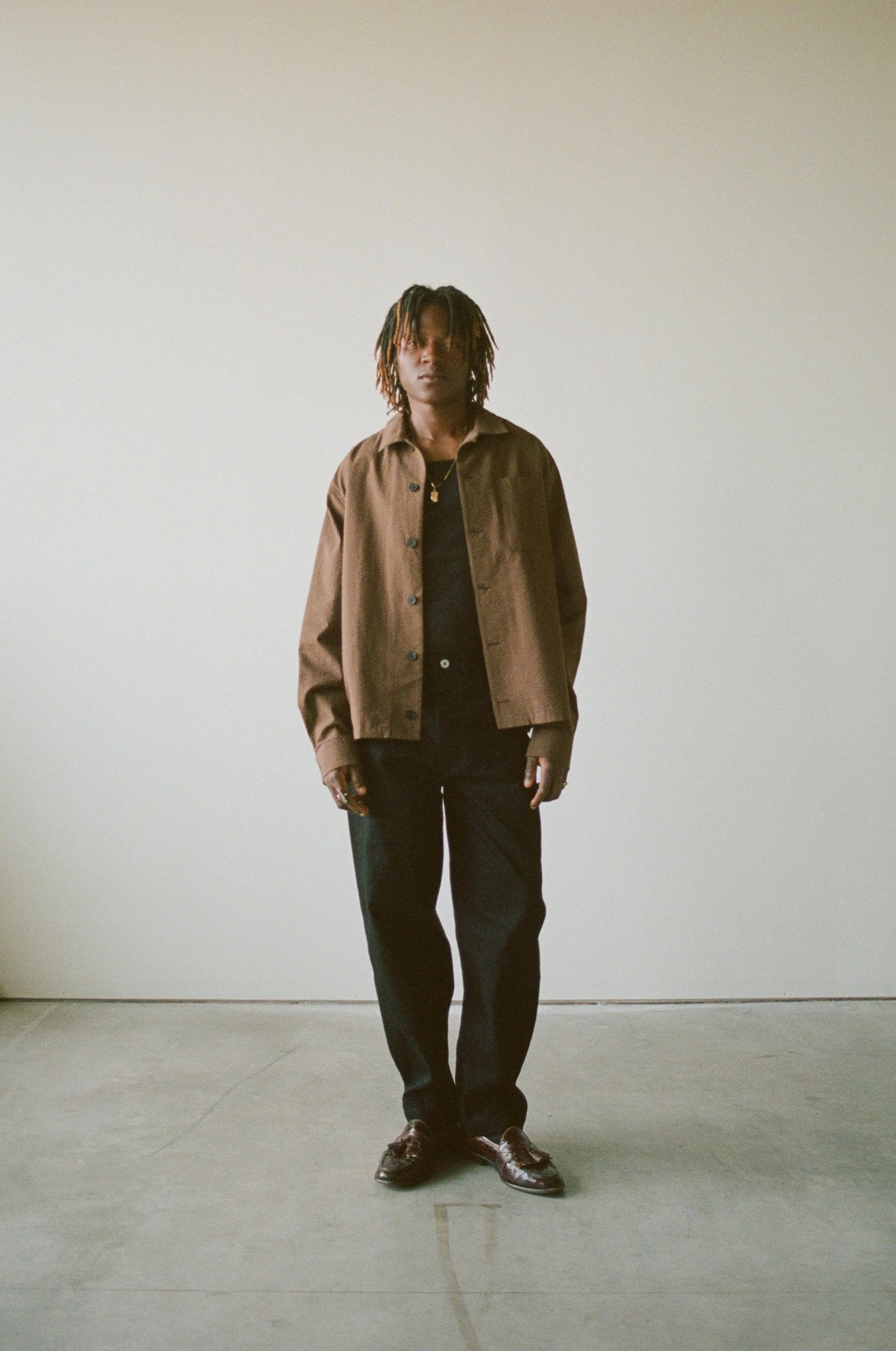 CUPRO CAMP SHIRT - WASHED BLACK — Saturday Project